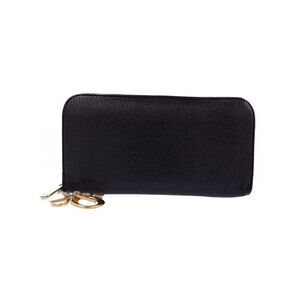 Christian Dior Diorissimo Round Zip Long Wallet